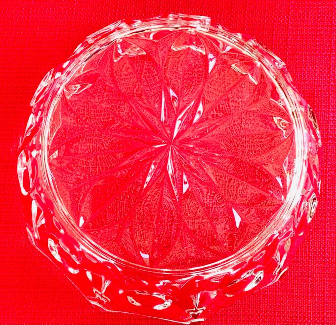 Bowls + 5 small very thick glass bowls, rosette pattern – photo 5